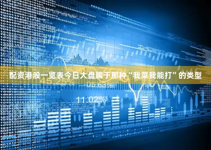 配资港股一览表今日大盘属于那种“我菜我能打”的类型